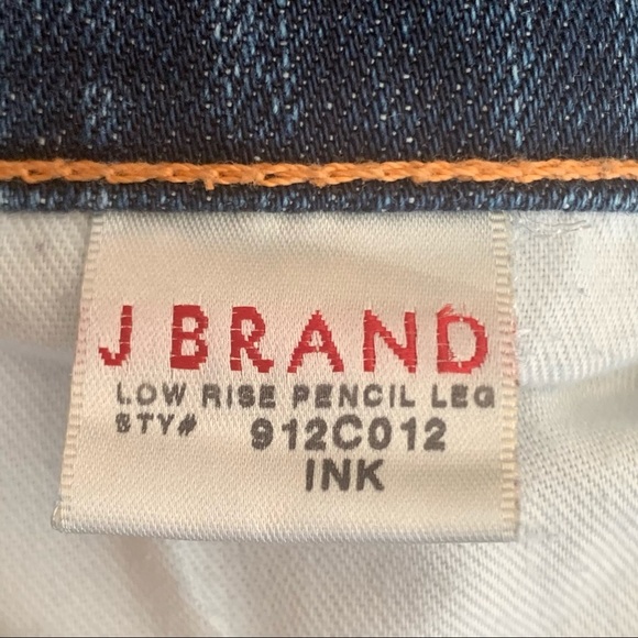 J BRAND Low-Rise Pencil Leg Ink Skinny Jeans Short Inseam Hemmed - Picture 3 of 15